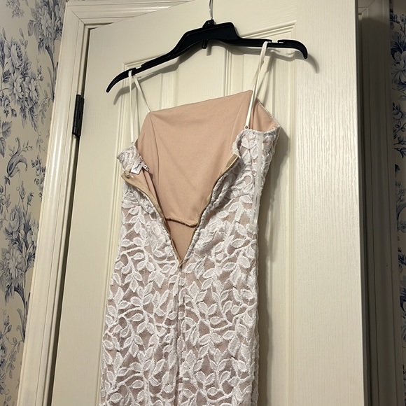 White Prom Dress - Picture 3 of 4